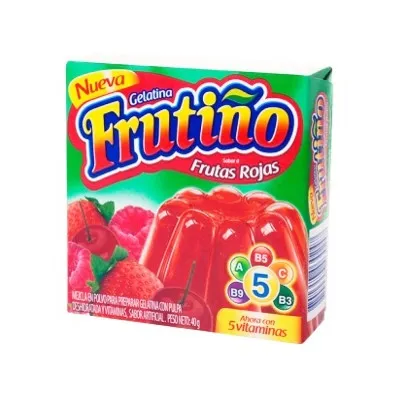 Frutino-Gelatina Frutos rojos