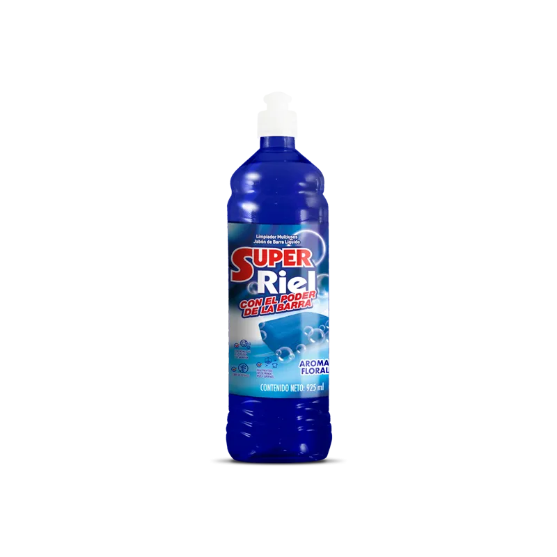 Jabón en Barra Líquido Super Riel Aroma Floral, Botella x 925ml