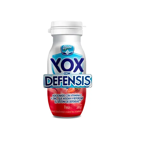 Yox con Defensis Alpina Sabor a Naranja Miel, Frasco x 100g