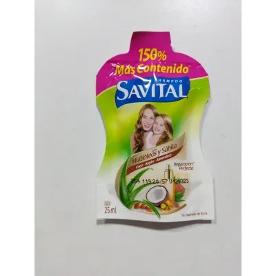 Savital Multioleos y Sabila 150% Mas Conteido Shampoo Pouch