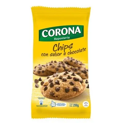 Corona Chips Goticas de Chocolate