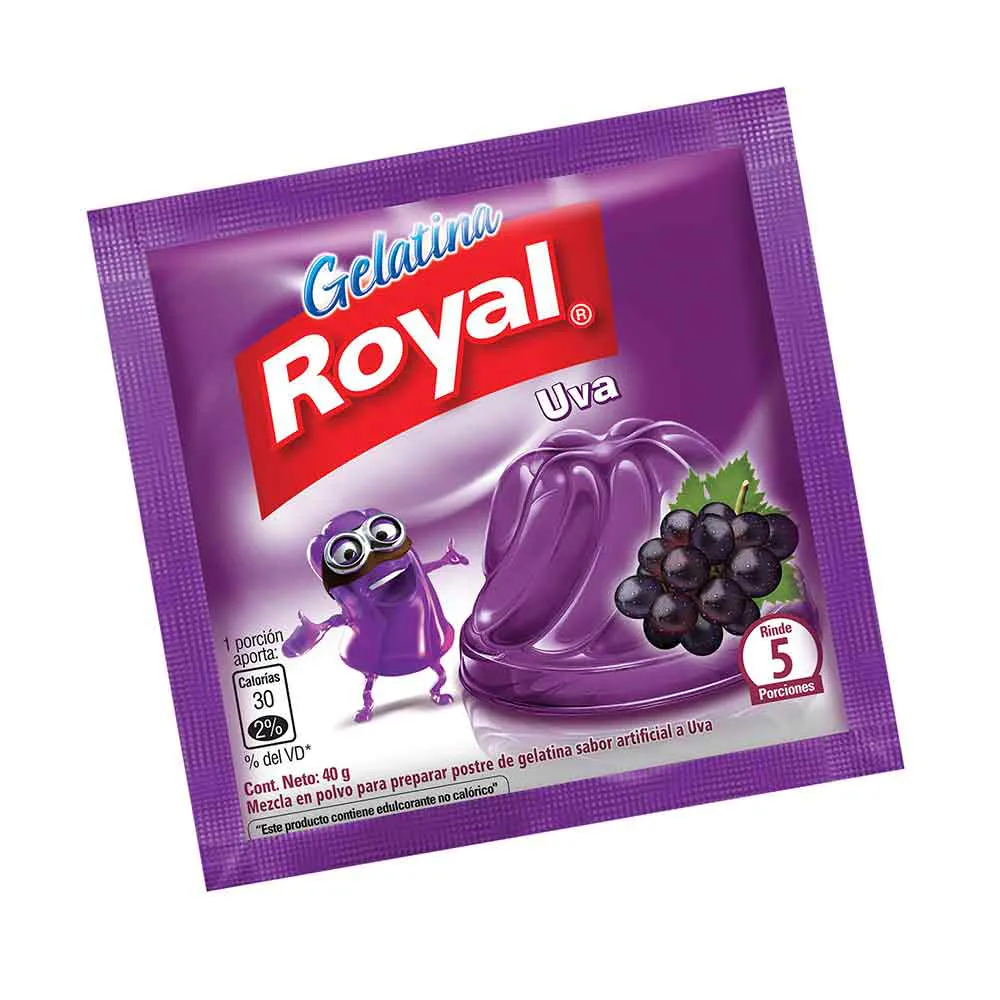 Gelatina Royal Uva